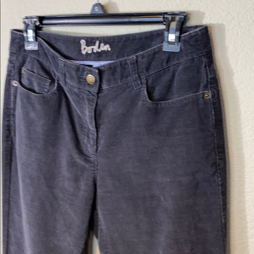 Boden Corded Straight Jeans Graphite Gray - Picture 13 of 14
